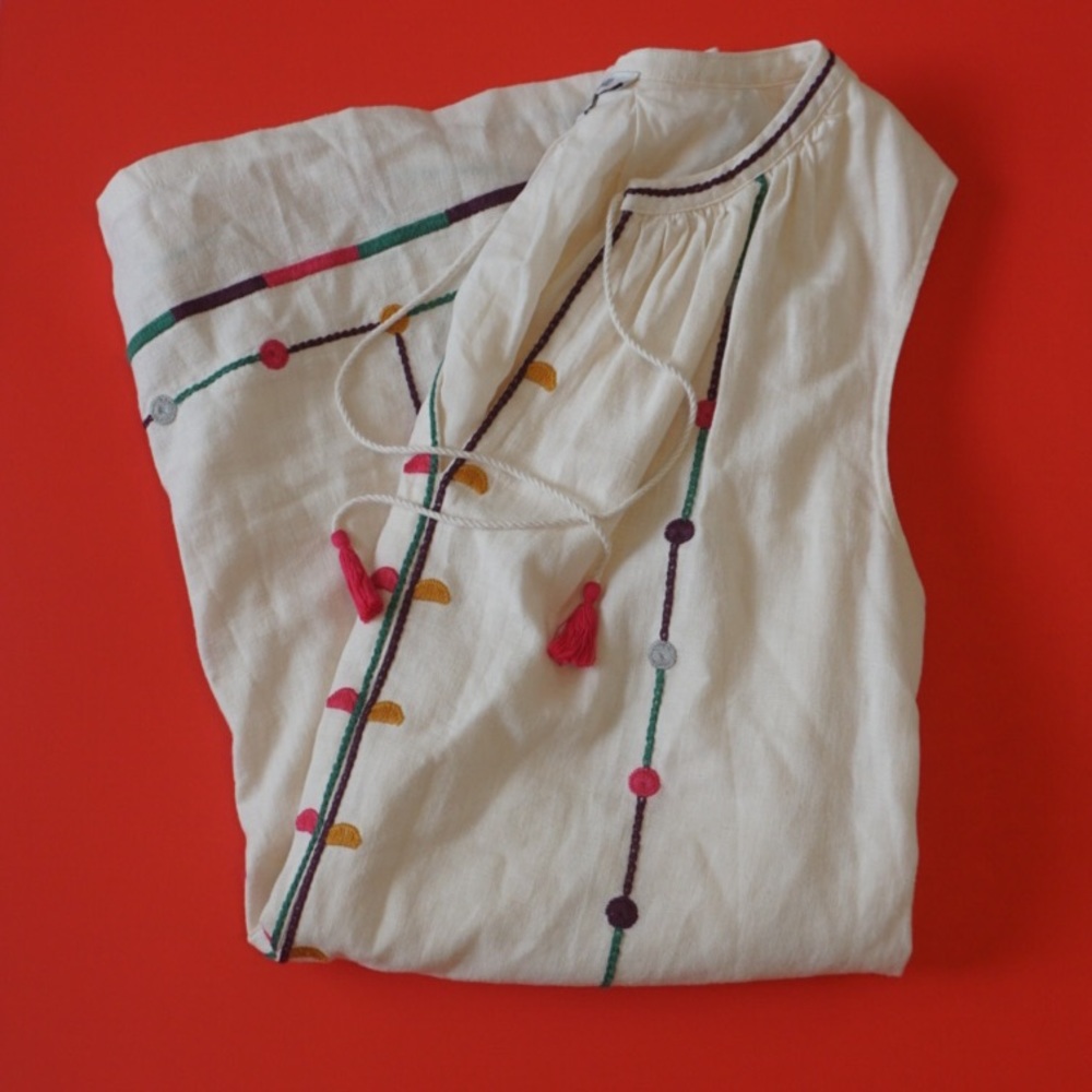 Madewell Size Large Dress with Tassels